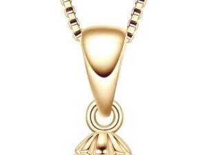 Simple Pearl Necklace for Women, 925 Sterling Silver Freshwater Cultured Single Pearl Pendant Necklaces, Anniversary Birthday Wedding Jewelry Gifts for Mom Wife Daughter