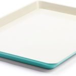 Bakeware 18” x 13” Half Cookie Sheet Baking Pan, Non-Toxic PFAS-Free Healthy Ceramic Nonstick, Oven Safe to 450°F, Easy Release, Even Heating, Easy Clean, Turquoise