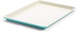 Bakeware 18” x 13” Half Cookie Sheet Baking Pan, Non-Toxic PFAS-Free Healthy Ceramic Nonstick, Oven Safe to 450°F, Easy Release, Even Heating, Easy Clean, Turquoise