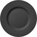 Dinner Plate, 10.5 in, Premium Porcelain, Black